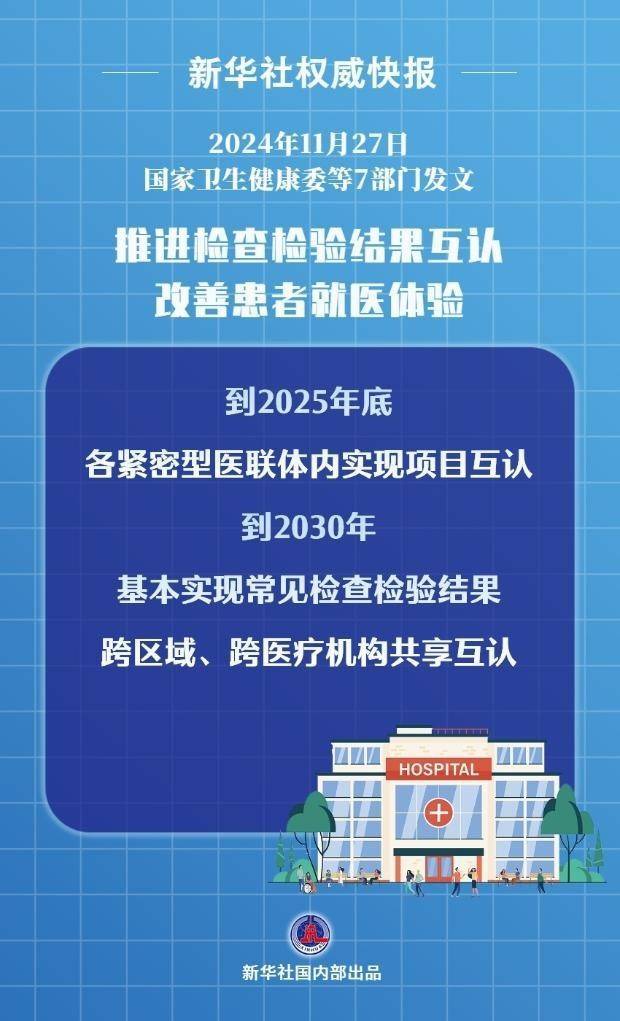 利好<strong></p>
<p>虚拟币一血</strong>！七部门发文推进医疗机构检查检验结果互认