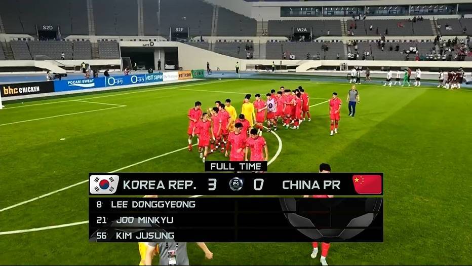 记者：韩国上场球员一堆00后<strong></p>
<p>PEPE</strong>，国足差距是全方位的，技不如人！