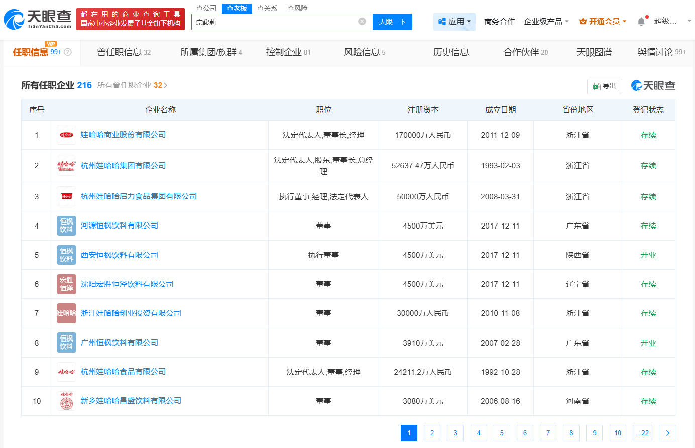 娃哈哈创始人宗庆后的女儿宗馥莉名下多家娃哈哈公司更名为宏胜<strong></p>
<p>sui</strong>！被三名自称“同父异母弟妹”在香港法庭起诉