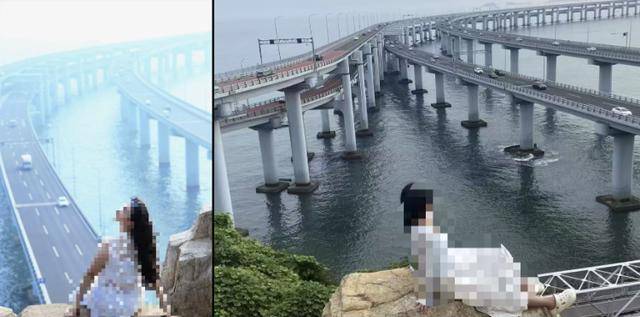 大连一跨海大桥观景台有游客翻栏杆踩空心造景石拍照<strong></p>
<p>海南航空股票</strong>，当地回应