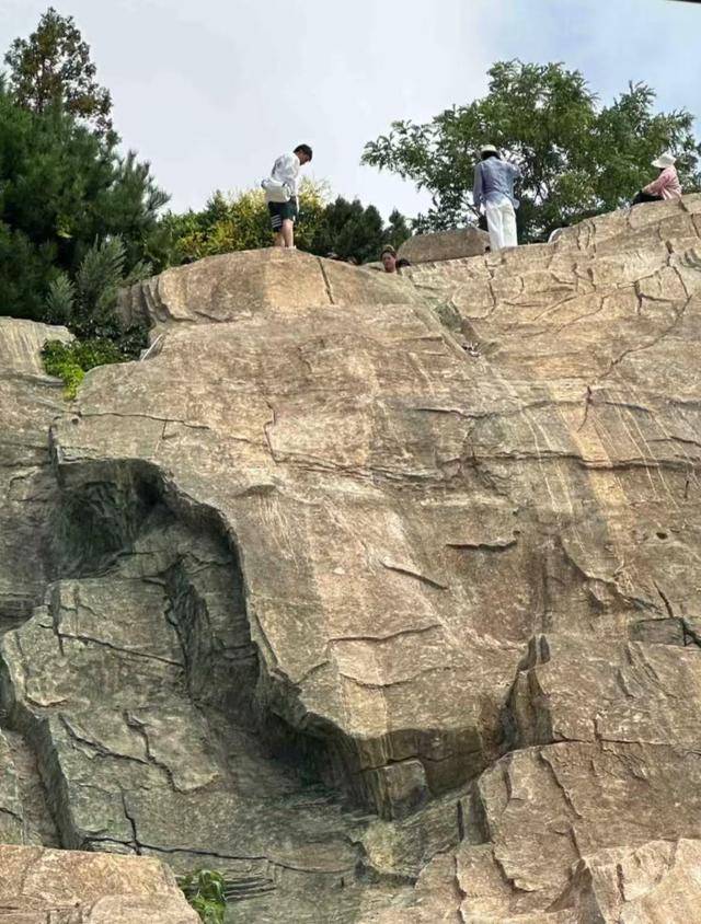 大连一跨海大桥观景台有游客翻栏杆踩空心造景石拍照<strong></p>
<p>海南航空股票</strong>，当地回应