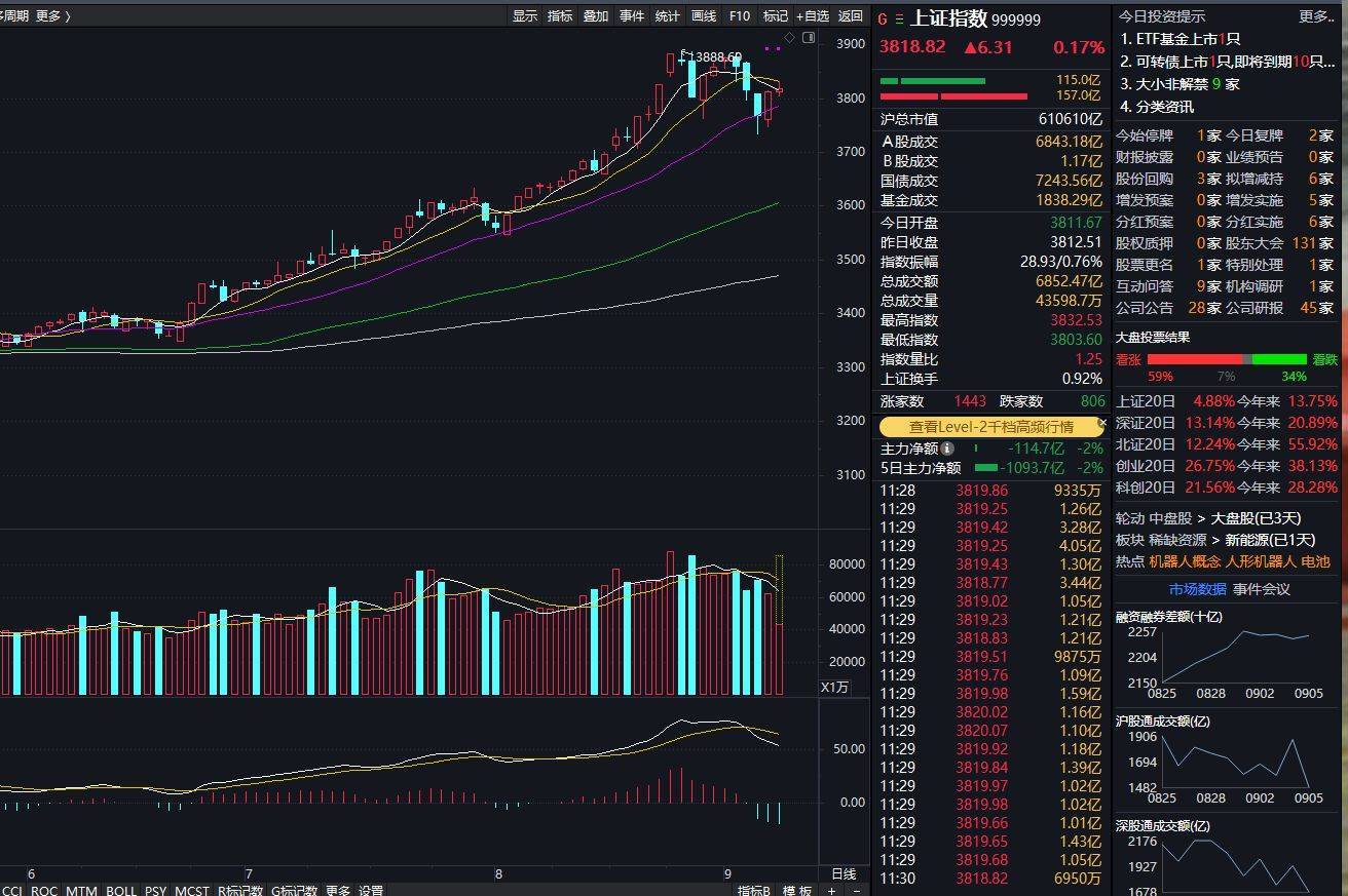 沪指上涨0.17% <strong></p>
<p>兴森科技股票</strong>，机器人概念领涨，资金回流固态电池