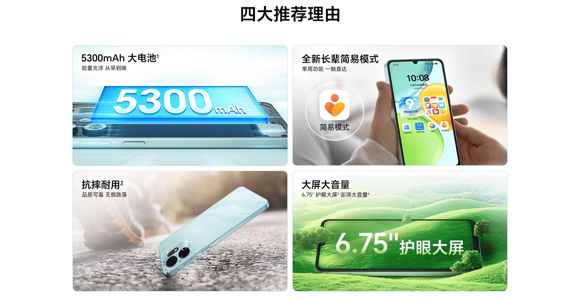 荣耀畅玩60A官网上架：天玑6300+5300mAh电池<strong></p>
<p>平煤股份股票</strong>，定价1599元